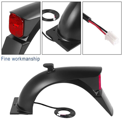 Scooter Rear  Assembly for  E2 E2  Kickscooter Hook Taillight Integrated Rear Mudguard 2