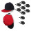 16Pcs Hat Hooks for Wall Hat Rack for Baseball Cap Hat Display Hat Hangers for Wall Black 2