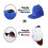 16Pcs Hat Hooks for Wall Hat Rack for Baseball Cap Hat Display Hat Hangers for Wall Black 6