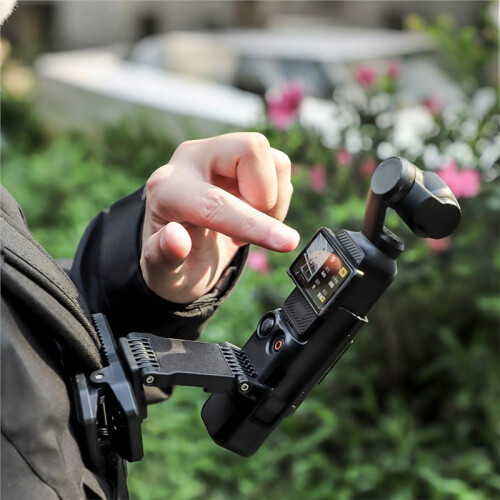 Backpack Clip Mount for  Pocket 3 Extendable Rotatable Magnetic Holder - Hands-Free Vlogging, Cycling 2