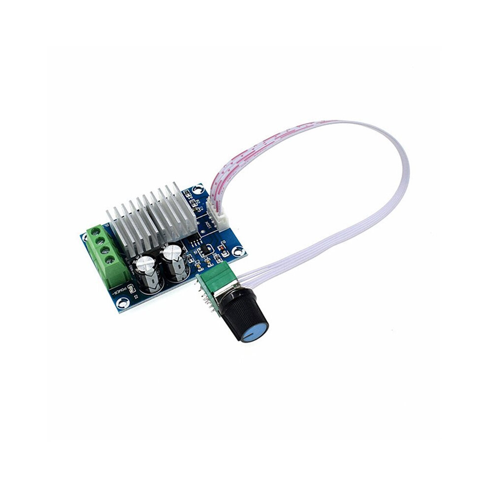 2X 20A Pwm Motor Speed Controller 12-24V Adjustable Motor Governor Temperature Regulating Dimming 6031466116138