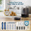 For  Deebot X11 OmniCyclone Vacuum,2 Roller Brush,4 Roller Mop,4 Sponge Filter,4 HEPA Filter,6 Side Brush,2 Tools 7