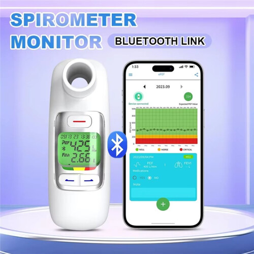 Electronic  Flow Meter  Spirometers Expiratory Measurement Children Adults High Accuracy 2