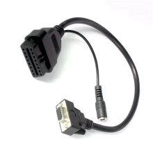 2X OBD2 15PIN to 16pin for Launch X431 OBD Cable Adapter Conversion Auto Diag Main Cable Car Tools 15 PIN 16-Pin
