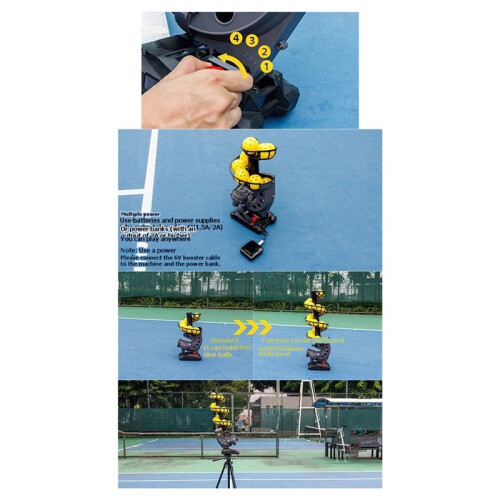 Auto Serving Pickleball Machine Small Size Pickle  Training Racquet Sports Machine 2