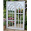 New Ex Large Rustic White Window Style Arch Wall Mirror 66X96Cm 1