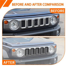 Car Front Grille Inserted Cover Trim for Jimny 2023-2026 Racing Grills Exterior Accessories