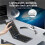 Transparent Foldable Wireless  Keyboard with Mouse Kit Folding Travel Keyboard for Smartphone Computer 5