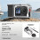 Camera Grip Holder Metal Cage for  OSMO Action 6 Accessories Shutter Button Extension Photography Handle Black 8