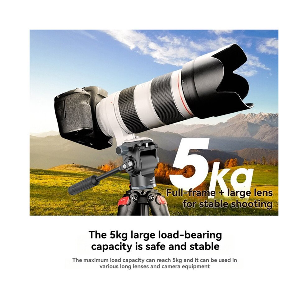 Manbily Video Camera Hydraulic Portable Tripod Overhead Shooting Horizontal Vertical Tripod 6031233277550