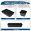 Tool Box Organizer and Storage Tray, Tool Box Drawer Organizer Bins, Toolbox Organizer Tray Divider Set, Black 64 Pack 7