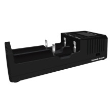 SU2 Charger 2 Slots Fast Charging for 26800 32650 21700 32700 Rechargeable Lithium Battery EU Plug