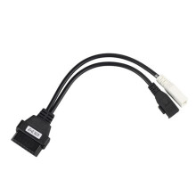 Connection 2X2 Pin to 16 Pin OBD2 Diagnostic Adapter Cable for- Durable for- for VAG for for