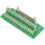 2X IDC40P 40Pin Connector Strip Breakout Board Terminal Block Plug PLC Interface with Bracket, for PLC, DIN Rail Mount 6