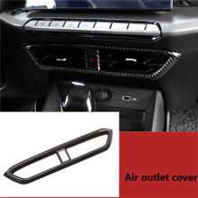 2X per 5 MG5 2020 2021 Auto Controllo Centrale Cruscotto Uscita Aria Vent Copertura Trim Decorazione Telaio Accessori nel ABS di Carbonio