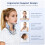 Posture Corrector for Neck & Cervical Spine Alignment - 360 Adjustable Neck Collar with 28 Levels, Memory Foam Support 6