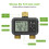 2-Zone Sprinkler Timer Programmable Garden Hose Timer Water-Saving Irrigation Controller for Lawn Yard Drip Systems IPX5 8