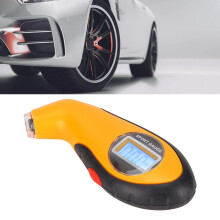 Manometro digitale per pneumatici con display LCD retroilluminato 720mAh giallo-nero