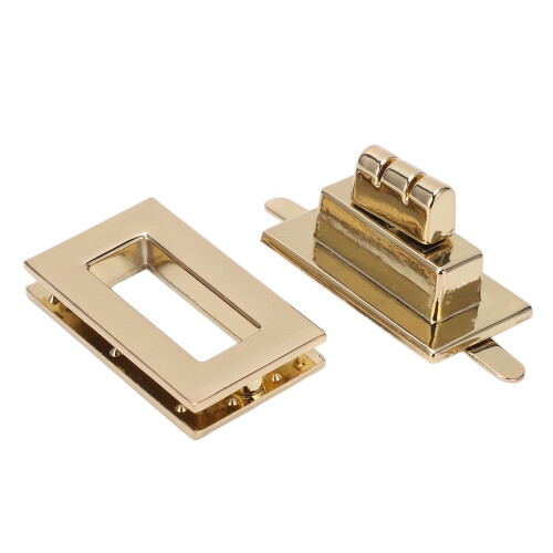 10 Sets Turn Lock Clasp Replacement Hardware for Luggage, Alloy, 2x3.5cm 2