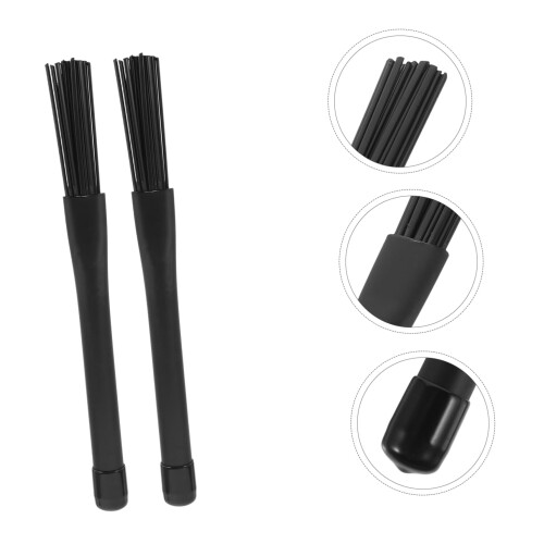 Professional Jazz Drum Brushes with Comfortable Handle and AntiSlip Grip for Beginners and Experts 2
