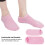 2pcs Moisturizing Socks with Gel Layer for Rough Skin, Pink 3