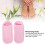 2pcs Moisturizing Socks with Gel Layer for Rough Skin, Pink 6