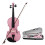 Beginner Violin 4/4 Full Size Pink Maple Body Durable Student Instrument 2