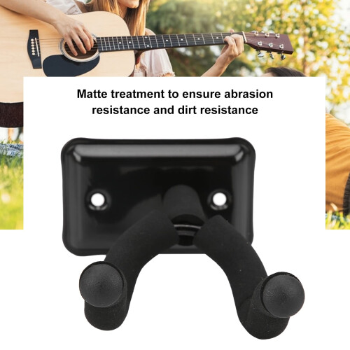 Guitar Wall Mount Hook with Secure Steel Support, Universal Fit, Matte Finish, SpaceSaving Design 1