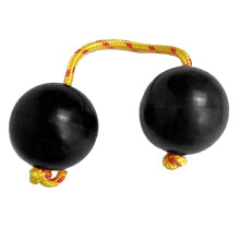Kashaka Percussion Instrument with Dual Percussion Modes, Compact Handheld Maracas Shaker, Black