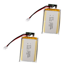 2X 103450 3.7V 1800MAH lipo polymer lithium rechargeable battery