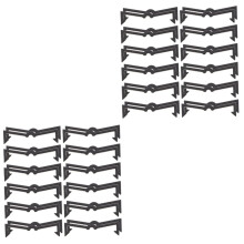 100pcs Pegboard Hook Clips Secure Lock for Tool Organization in Garage and Workshop