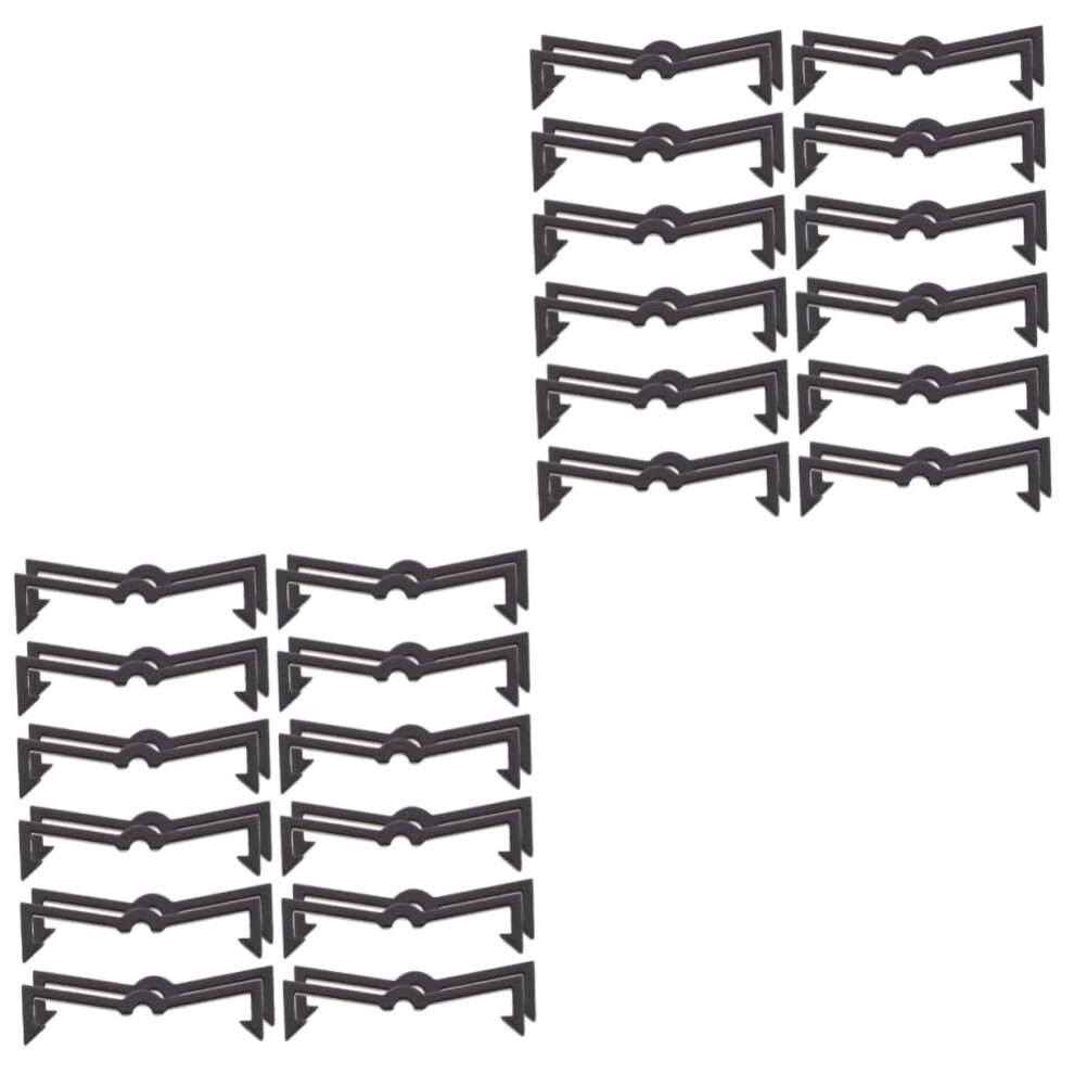 100Pcs Pegboard Hook Clips Secure Lock For Tool Organization In Garage And Workshop 9330225945260