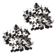 40 Pcs Momentary Right Angle Tactile Tact Push Button 6 x 6mm x 8mm