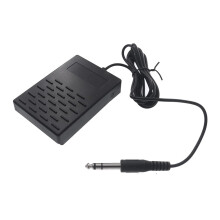Keyboard Sustain Pedal 3.5mm TRS for Digital Piano and MIDI Keyboard, Foldable NonSlip Base