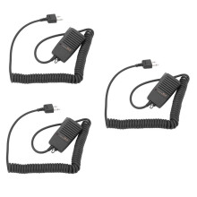 3X Handheld Speaker Mic for Ic-V8 V85 V82 Ic-T2H T8A 2At W32A E90 Radio