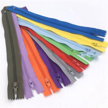 100Pcs Closed End Nylon Coil Zippers Tailor Sewing ( 30cm), Closed Tail Pocket Placket Zipper