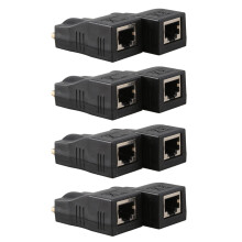 8X 4K 3D 1.4 30M Extender to RJ45 over Cat 5e/6 Network LAN Ethernet Adapter