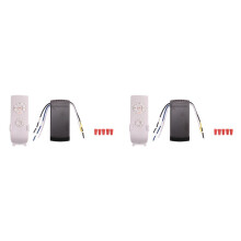 2X Universal Ceiling Fan Lamp Remote Control Kit AC 220V Timing Setting  Adjuste Wind Speed Transmitter Receiver