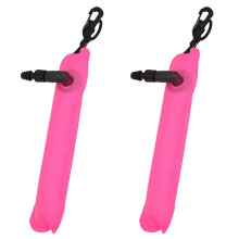 2X Scuba Diving  Diving SMB Pendant Inflatable Safety Sausage Signal Tube Surface Buoy Rose Red