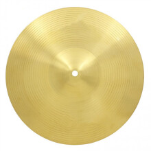 10 Inch Brass Splash Cymbal for Drum Set, Beginner Crash Percussion Instrument, Accurate Fit