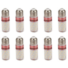 10X 3 Farbtemperaturen Integrierte SMD LED Mais Lampe E27 AC85V - 265V Warmweiss Hohe Licht Energieeinsparung Kleine LED Gluehbirne 12W
