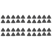 Flanger 40pcs Triangle-Plektren 1,0 0,75 0,5 mm Dicke in PC + ABS Material Antislip Style Picks Schwarz