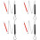 4X Aluminum Folding Cane 4-Sec Folding Cane with Rolling Tip for Blind Walking Stick 1