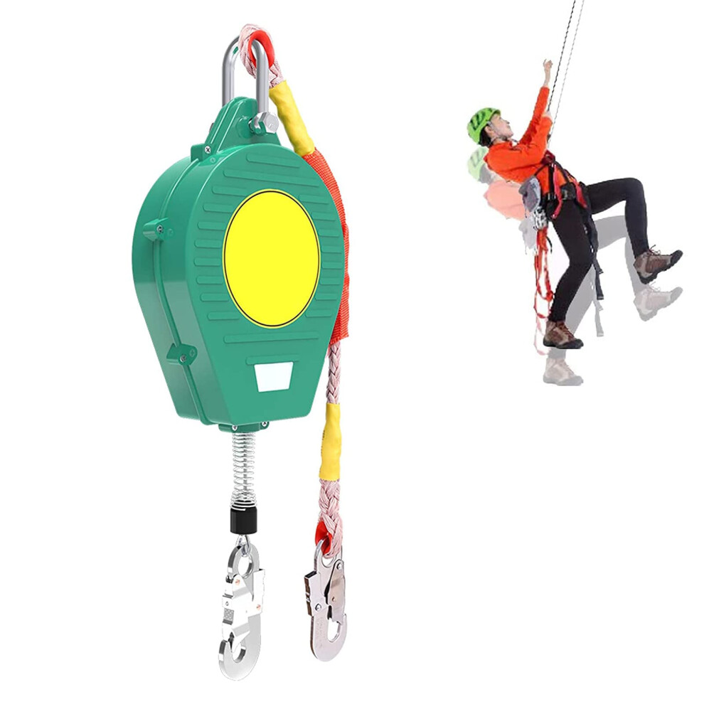 15M Self Retracting Lifeline Fall Arrest Block For Roofing Safety, 330Lb Load Capacity 9073542676737