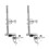 2X Clip per Campanacci per Tamburi Supporto per Campanacci Supporto per Campanacci Estensione per Campanacci Clip Hardware Accessorio per Percussioni 1
