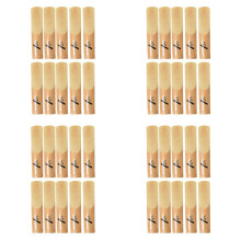 40Pcs Bb Clarinet Reeds Strength 2.5 2-1/2 Reed Bamboo Woodwind Instrument Parts & Accessories