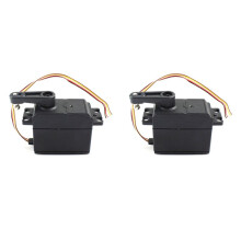 2X Servo de DireccióN de 5 Cables con Brazo Servo 104001-1923 para 104001 1/10 RC Accesorios de Repuestos de Coche