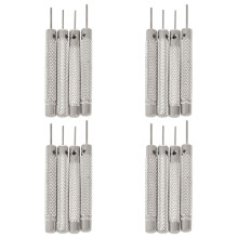 16Pcs Watch Repair Tool Pin Punch 0.7mm/0.8mm/0.9mm/1.0mm Watchmaker Band Strap Bracelet Steel Punch Link Pin Remover