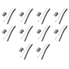 10X Planche de Kitesurf de Remplacement en Nylon Durable Kitesurf Cerf-Volant une Pompe Valve Tuyau Pince Jeu D'Engrenage Accessoires Cerf-Volant