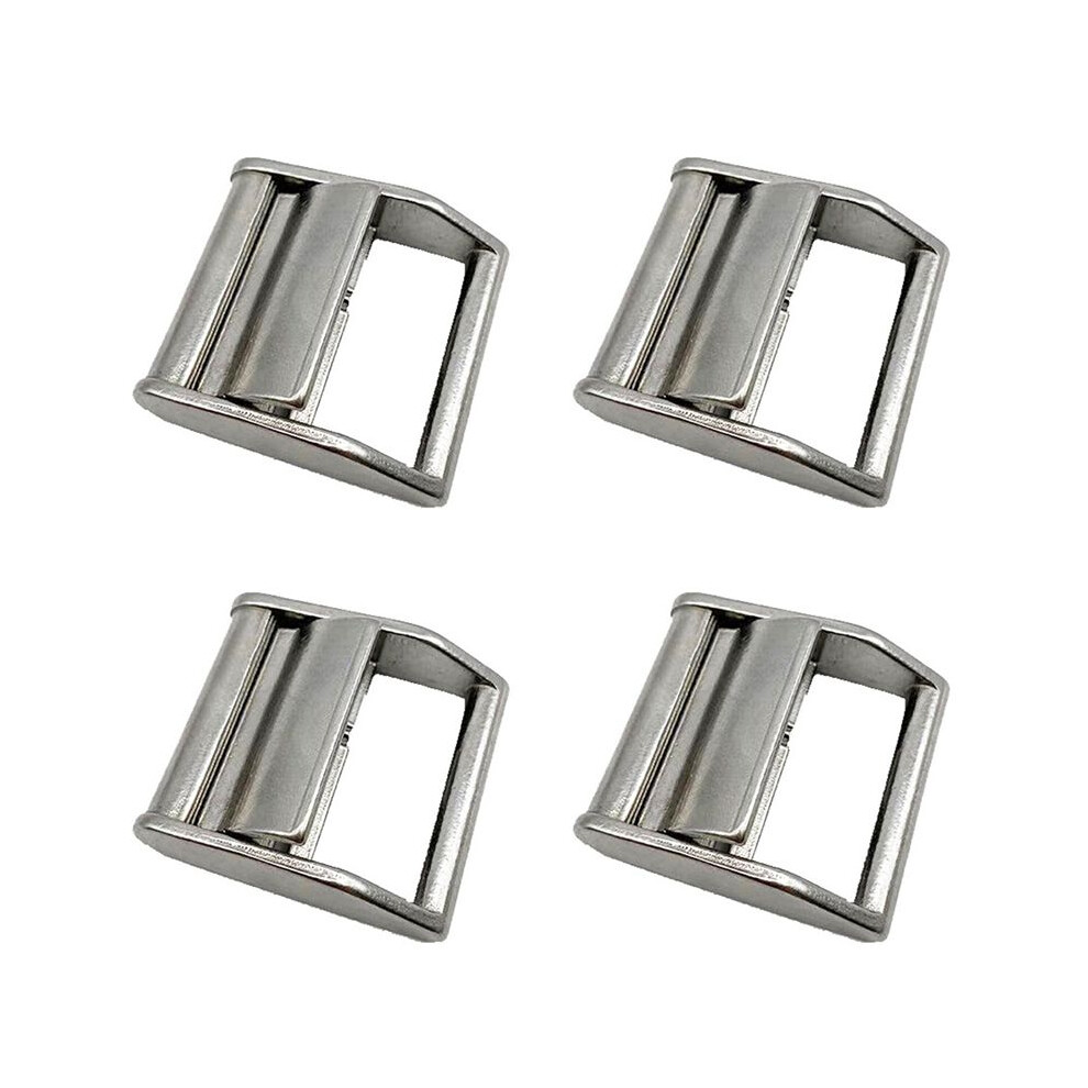 4X Cam Buckle Ratchet Tie Down Strap Or Webbing Cargo Lashing Lash Luggage Bag Belt Metal Buckle,38Mm 6031581647630